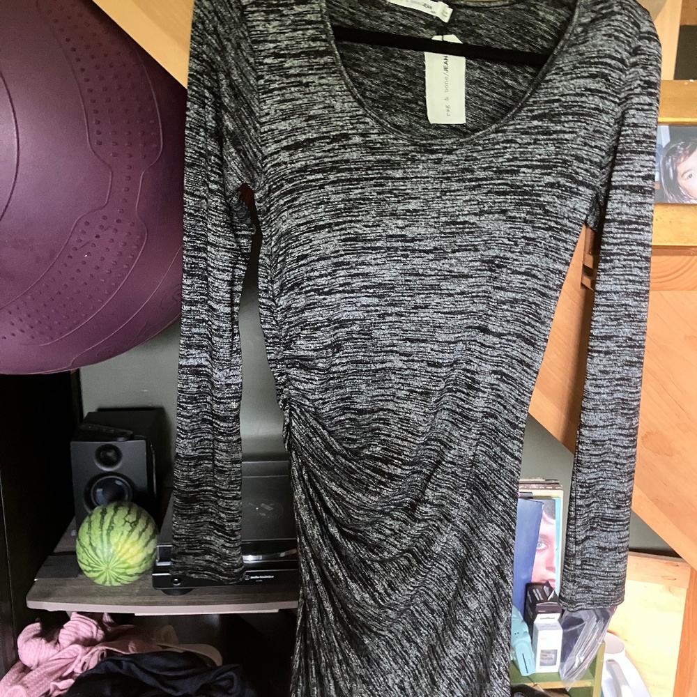 Rag&Bone ruched side dress BNWT